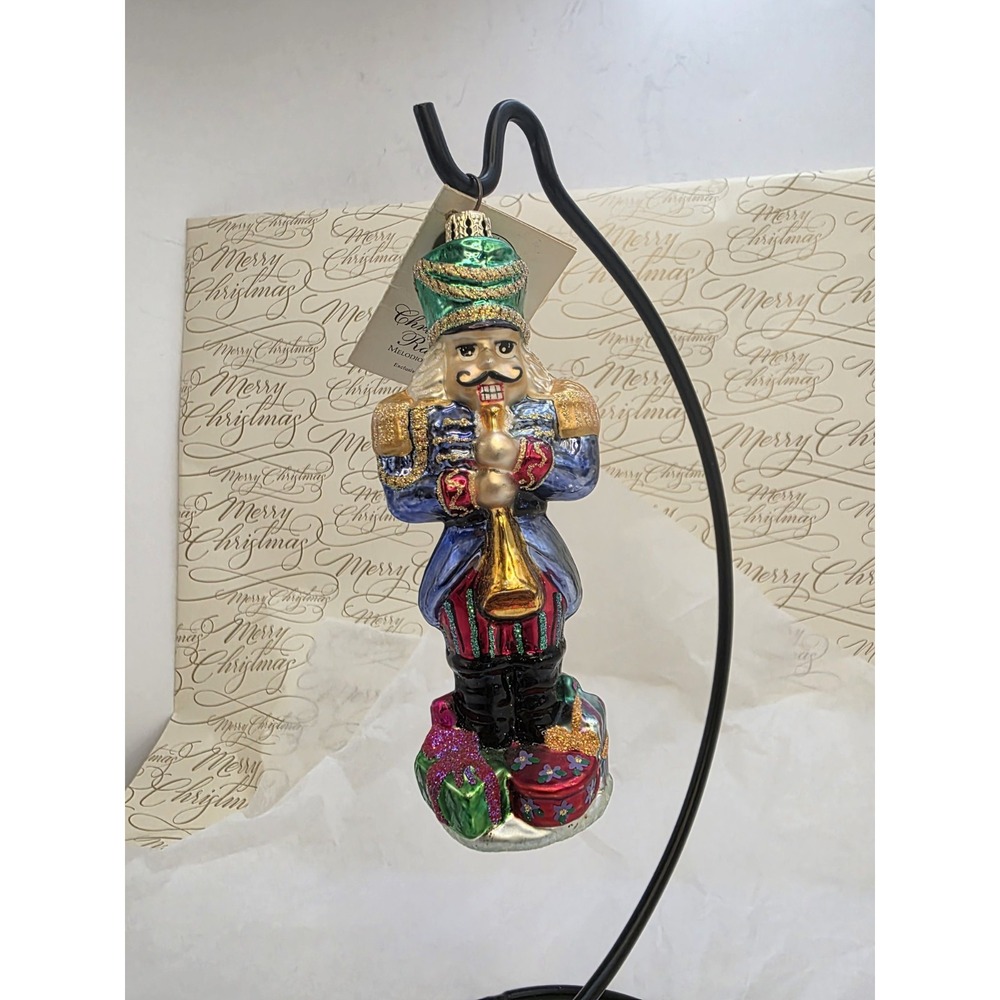 Christopher Radko Melodious Horn Nutcracker Ornament 01-MAY-04 Poland 5.5"